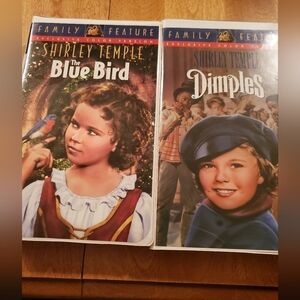 Shirley Temple VHS 📼 COLLECTION Dimples & The Blue Bird Exclusive Color Version